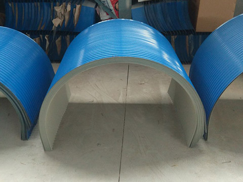  皮帶機防雨罩的工作狀態